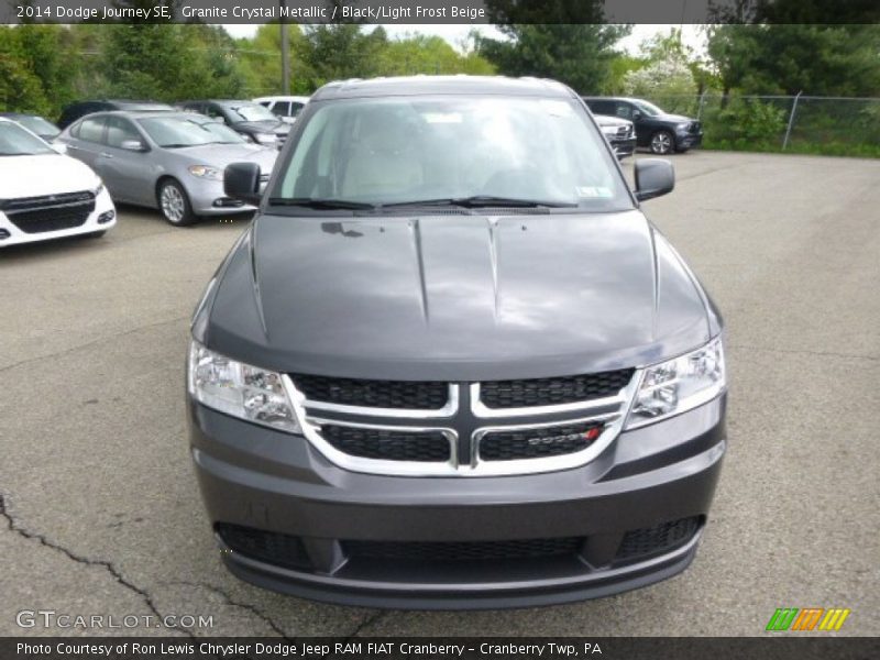Granite Crystal Metallic / Black/Light Frost Beige 2014 Dodge Journey SE
