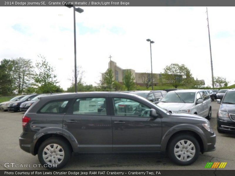 Granite Crystal Metallic / Black/Light Frost Beige 2014 Dodge Journey SE