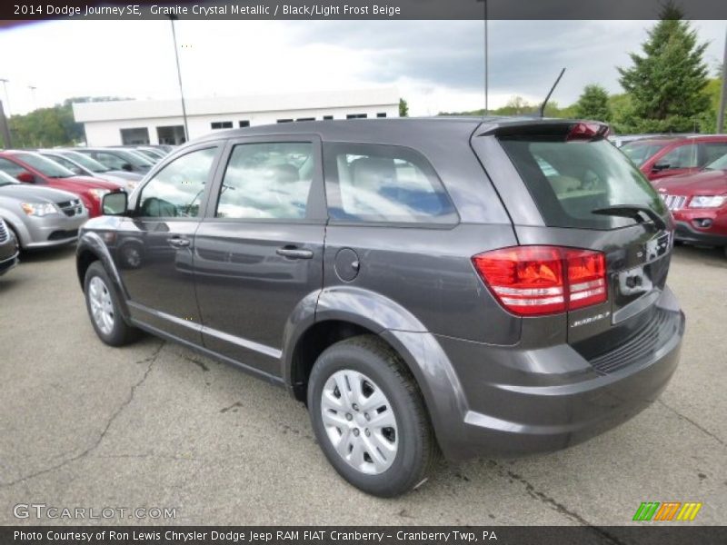 Granite Crystal Metallic / Black/Light Frost Beige 2014 Dodge Journey SE