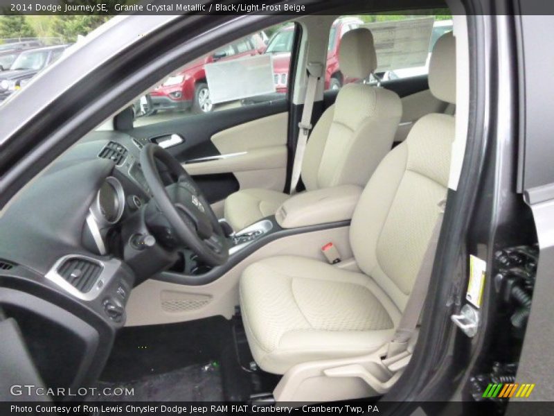 Granite Crystal Metallic / Black/Light Frost Beige 2014 Dodge Journey SE
