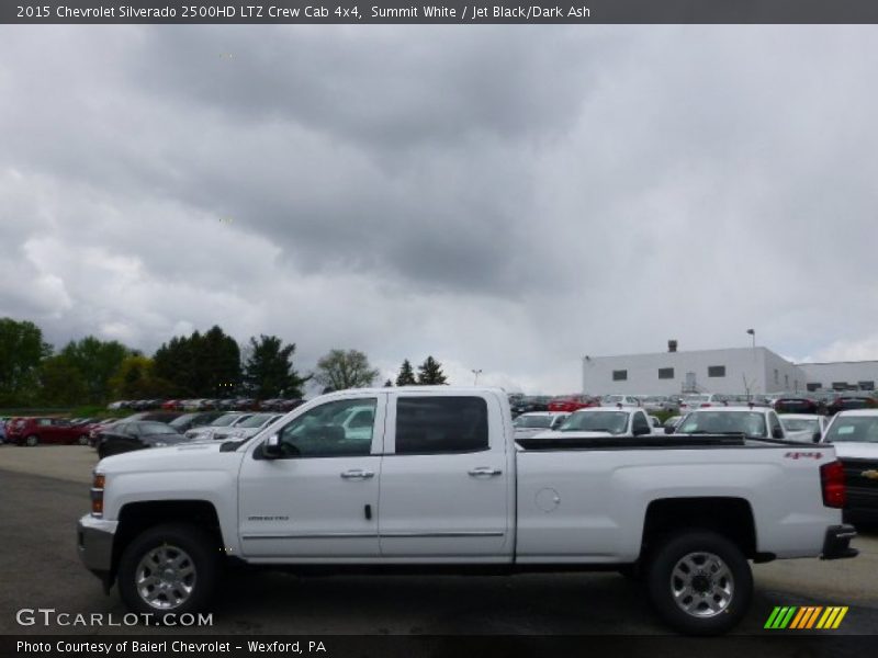 Summit White / Jet Black/Dark Ash 2015 Chevrolet Silverado 2500HD LTZ Crew Cab 4x4
