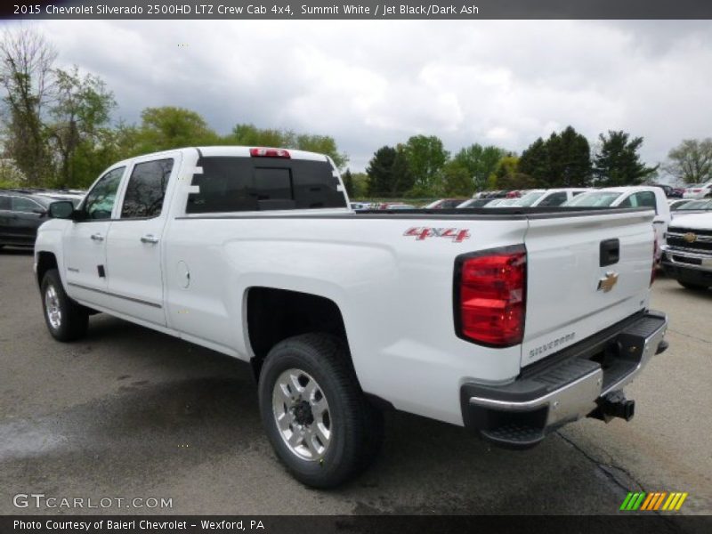 Summit White / Jet Black/Dark Ash 2015 Chevrolet Silverado 2500HD LTZ Crew Cab 4x4