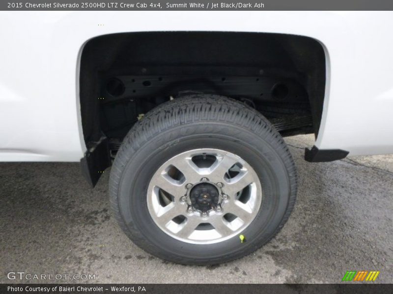 Summit White / Jet Black/Dark Ash 2015 Chevrolet Silverado 2500HD LTZ Crew Cab 4x4