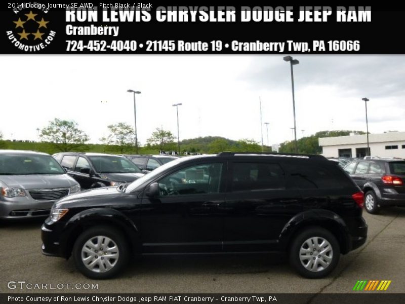 Pitch Black / Black 2014 Dodge Journey SE AWD