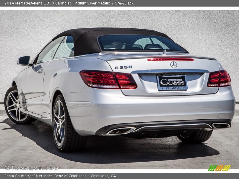 Iridium Silver Metallic / Grey/Black 2014 Mercedes-Benz E 350 Cabriolet