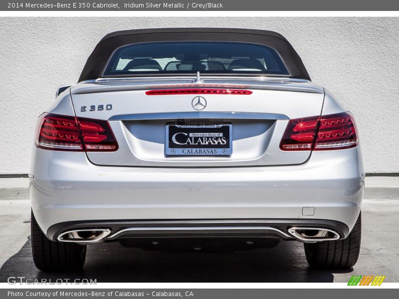 Iridium Silver Metallic / Grey/Black 2014 Mercedes-Benz E 350 Cabriolet