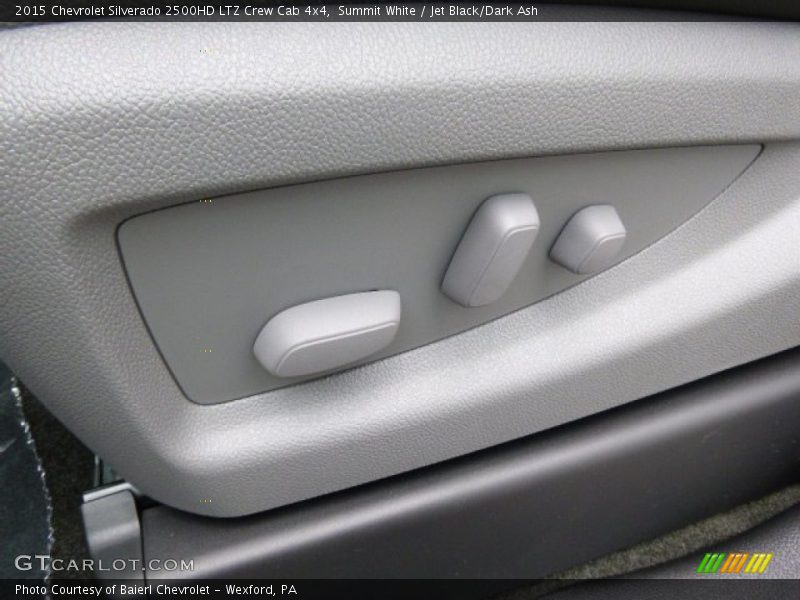 Summit White / Jet Black/Dark Ash 2015 Chevrolet Silverado 2500HD LTZ Crew Cab 4x4