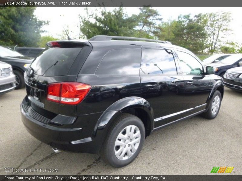 Pitch Black / Black 2014 Dodge Journey SE AWD