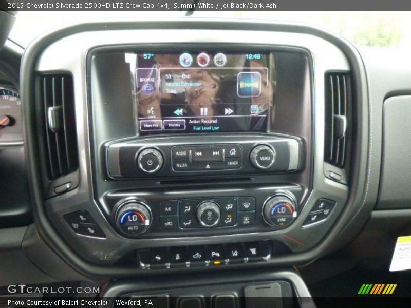 Summit White / Jet Black/Dark Ash 2015 Chevrolet Silverado 2500HD LTZ Crew Cab 4x4