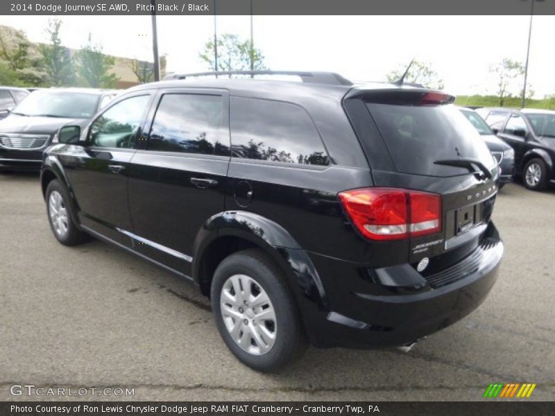 Pitch Black / Black 2014 Dodge Journey SE AWD