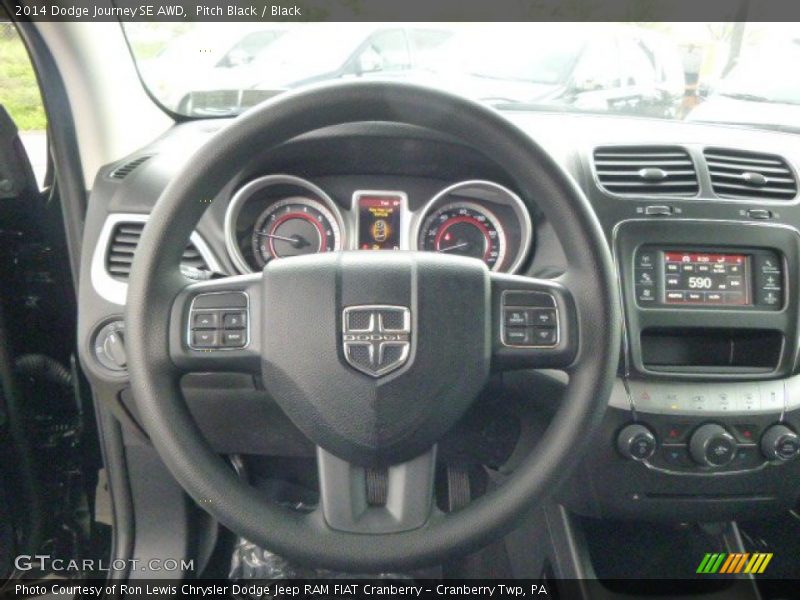 Pitch Black / Black 2014 Dodge Journey SE AWD
