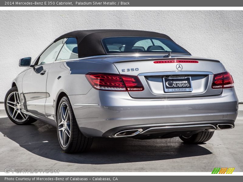 Paladium Silver Metallic / Black 2014 Mercedes-Benz E 350 Cabriolet