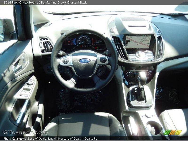 Sterling Grey / Charcoal Black 2014 Ford C-Max Hybrid SEL