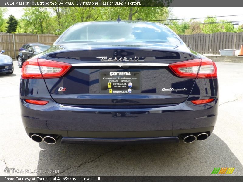 Blu Passione (Passion Blue) / Tortora 2014 Maserati Quattroporte S Q4 AWD