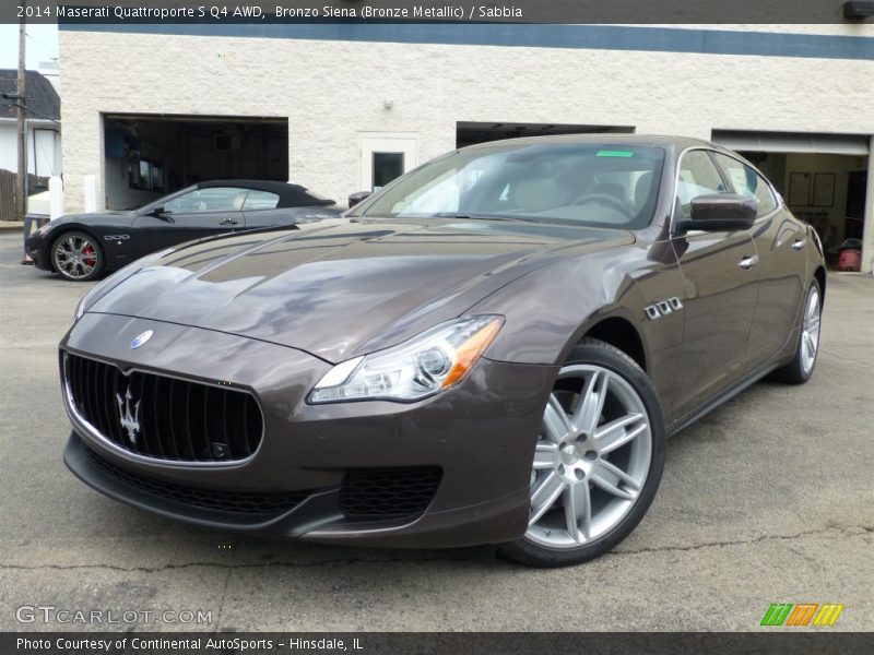 Bronzo Siena (Bronze Metallic) / Sabbia 2014 Maserati Quattroporte S Q4 AWD