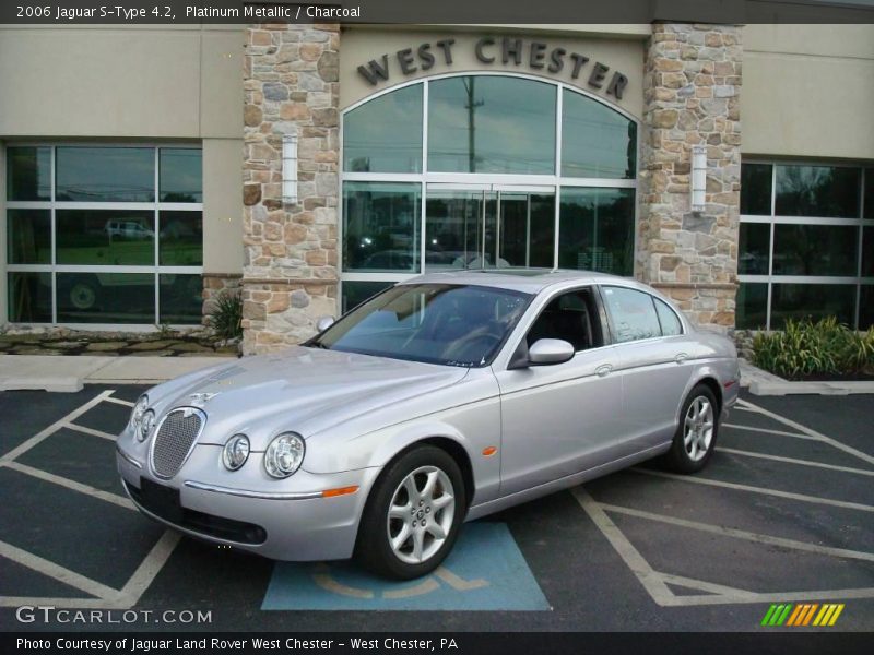 Platinum Metallic / Charcoal 2006 Jaguar S-Type 4.2