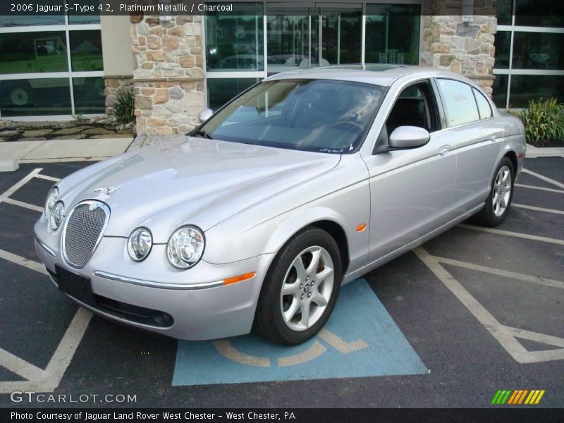Platinum Metallic / Charcoal 2006 Jaguar S-Type 4.2