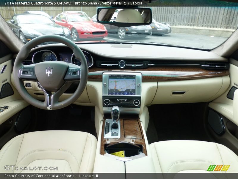 Dashboard of 2014 Quattroporte S Q4 AWD