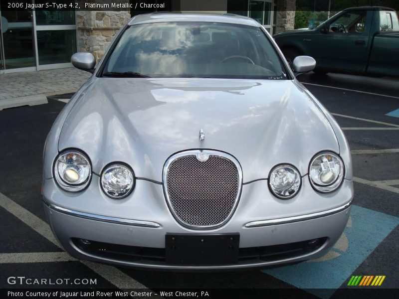 Platinum Metallic / Charcoal 2006 Jaguar S-Type 4.2