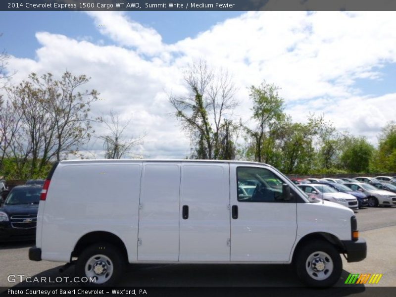 Summit White / Medium Pewter 2014 Chevrolet Express 1500 Cargo WT AWD
