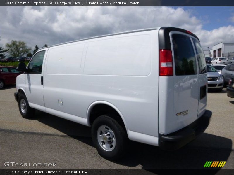 Summit White / Medium Pewter 2014 Chevrolet Express 1500 Cargo WT AWD