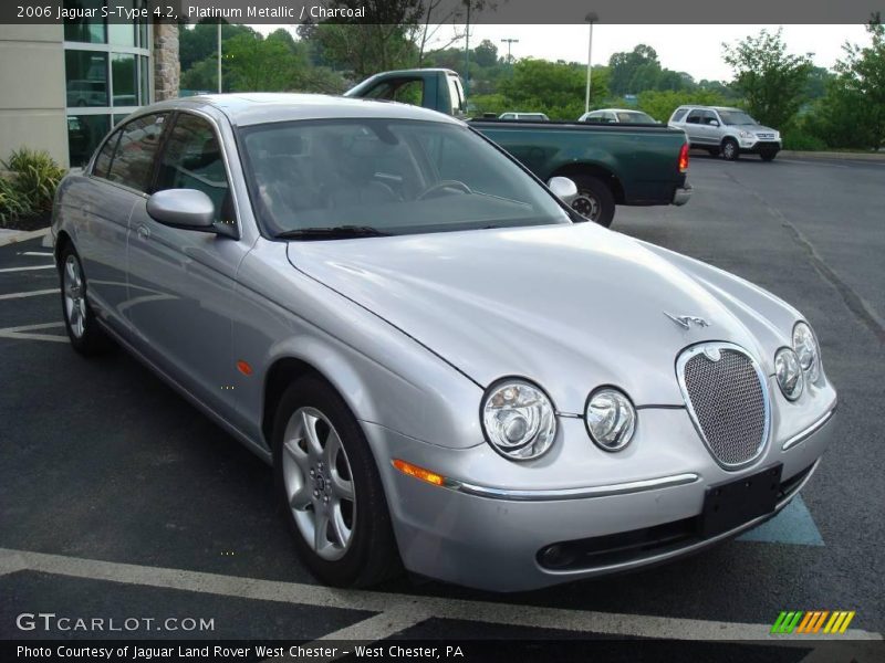 Platinum Metallic / Charcoal 2006 Jaguar S-Type 4.2