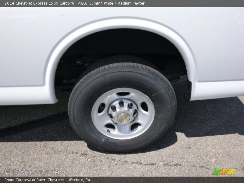 Summit White / Medium Pewter 2014 Chevrolet Express 1500 Cargo WT AWD