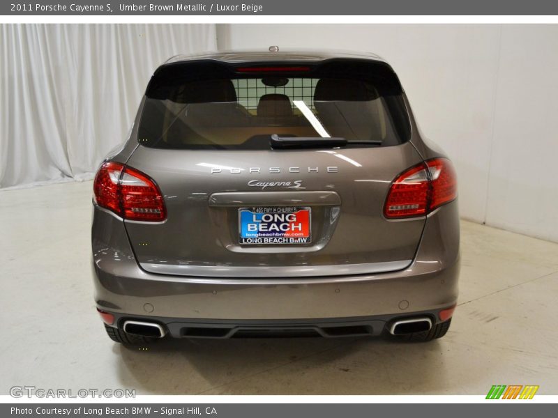 Umber Brown Metallic / Luxor Beige 2011 Porsche Cayenne S