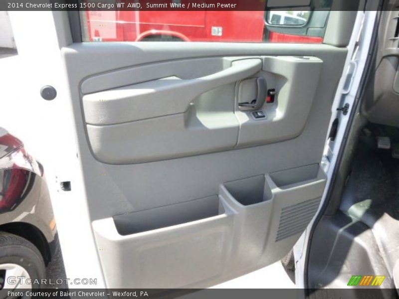 Summit White / Medium Pewter 2014 Chevrolet Express 1500 Cargo WT AWD