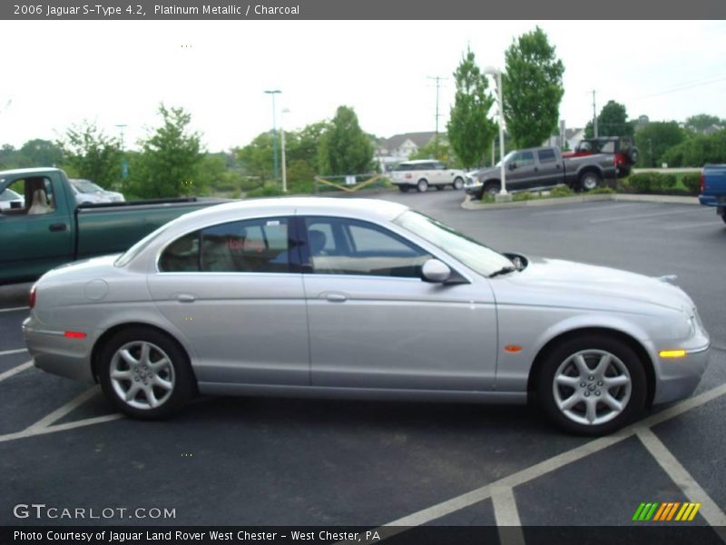 Platinum Metallic / Charcoal 2006 Jaguar S-Type 4.2