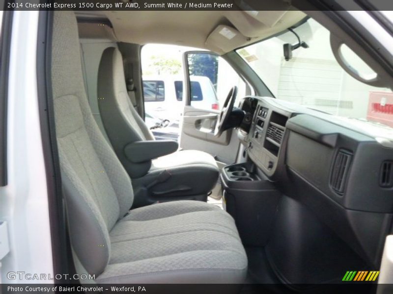 Summit White / Medium Pewter 2014 Chevrolet Express 1500 Cargo WT AWD
