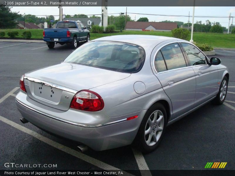 Platinum Metallic / Charcoal 2006 Jaguar S-Type 4.2