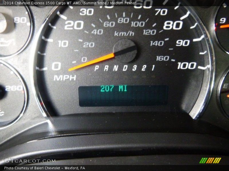Summit White / Medium Pewter 2014 Chevrolet Express 1500 Cargo WT AWD