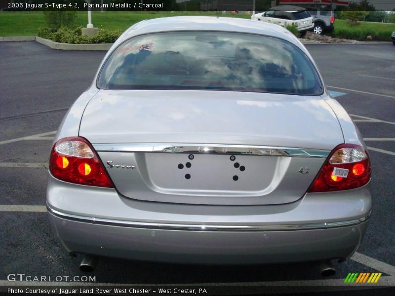 Platinum Metallic / Charcoal 2006 Jaguar S-Type 4.2