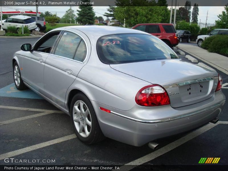 Platinum Metallic / Charcoal 2006 Jaguar S-Type 4.2