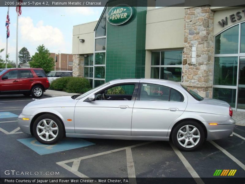Platinum Metallic / Charcoal 2006 Jaguar S-Type 4.2