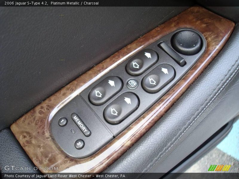 Platinum Metallic / Charcoal 2006 Jaguar S-Type 4.2