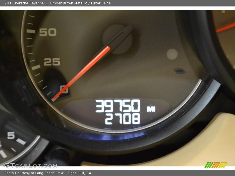 Umber Brown Metallic / Luxor Beige 2011 Porsche Cayenne S