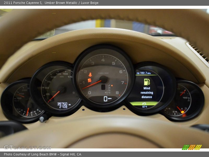 Umber Brown Metallic / Luxor Beige 2011 Porsche Cayenne S