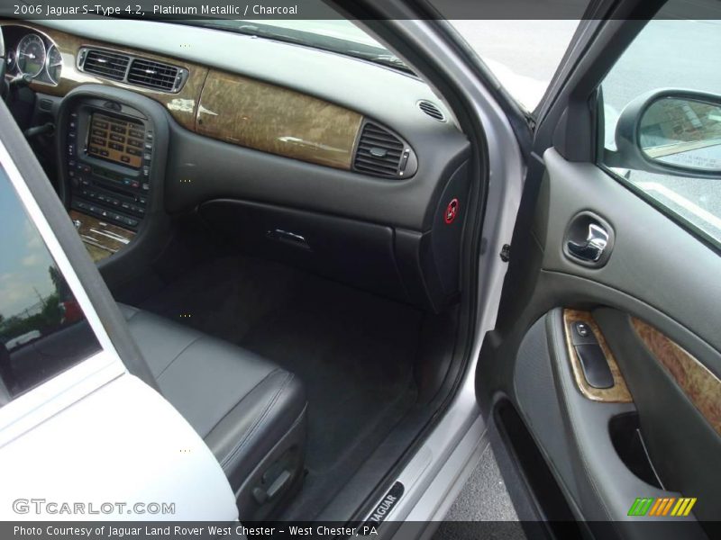 Platinum Metallic / Charcoal 2006 Jaguar S-Type 4.2