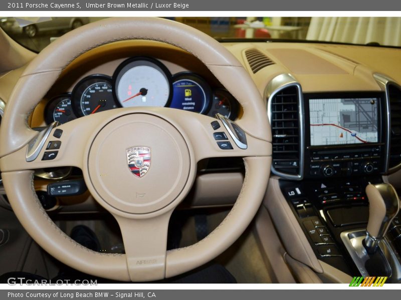 Umber Brown Metallic / Luxor Beige 2011 Porsche Cayenne S