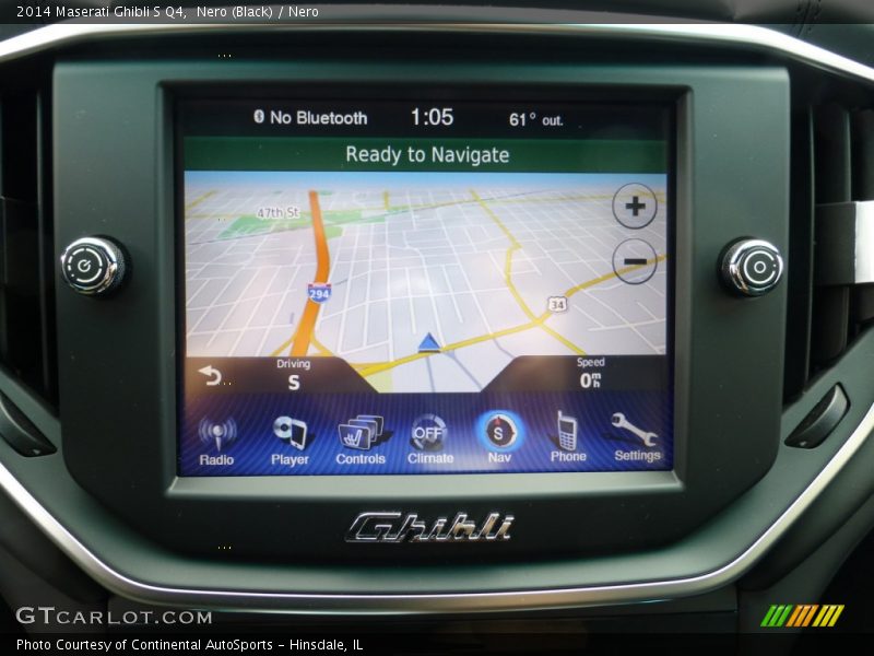 Navigation of 2014 Ghibli S Q4