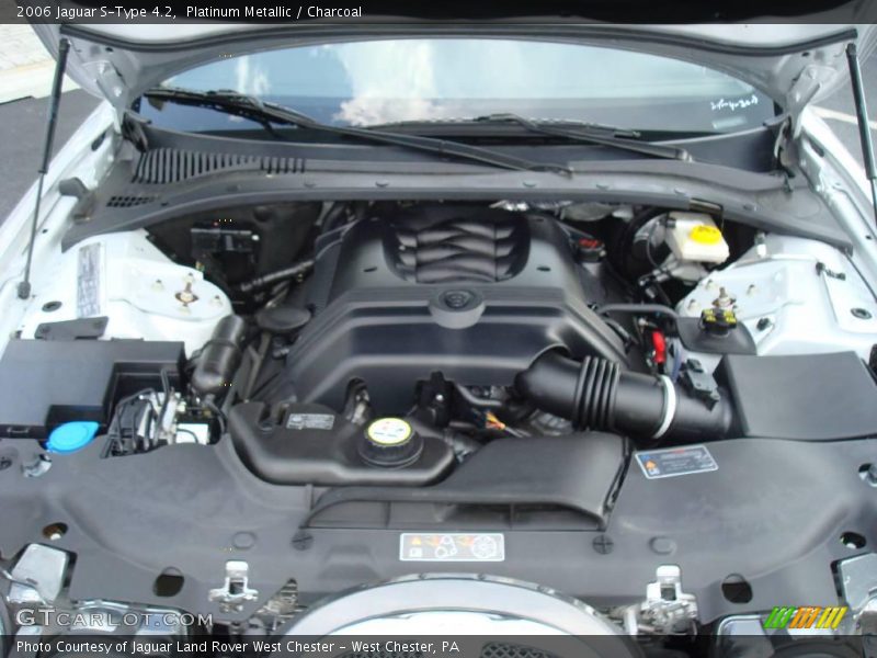 Platinum Metallic / Charcoal 2006 Jaguar S-Type 4.2