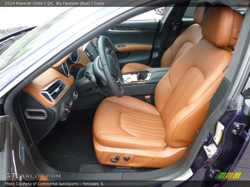  2014 Ghibli S Q4 Cuoio Interior