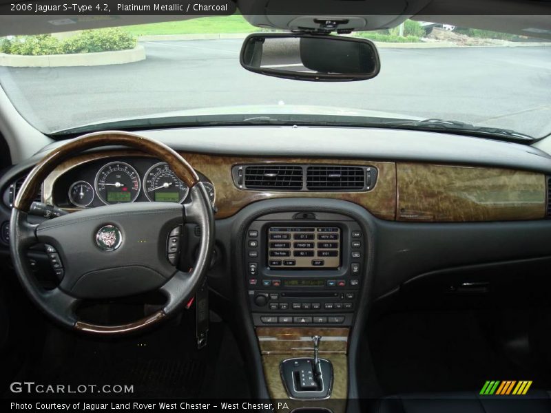 Platinum Metallic / Charcoal 2006 Jaguar S-Type 4.2