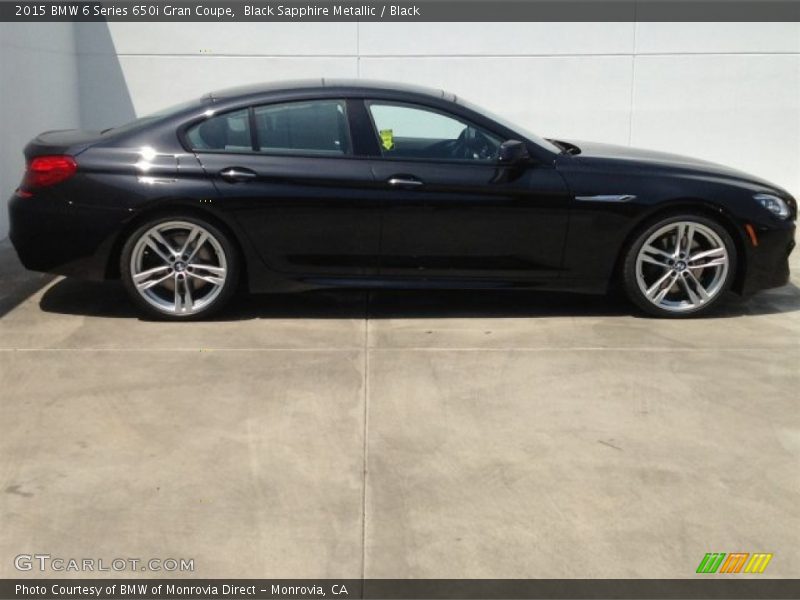  2015 6 Series 650i Gran Coupe Black Sapphire Metallic