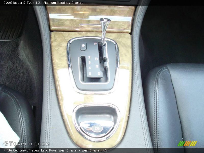 Platinum Metallic / Charcoal 2006 Jaguar S-Type 4.2