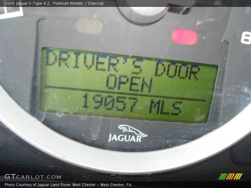 Platinum Metallic / Charcoal 2006 Jaguar S-Type 4.2