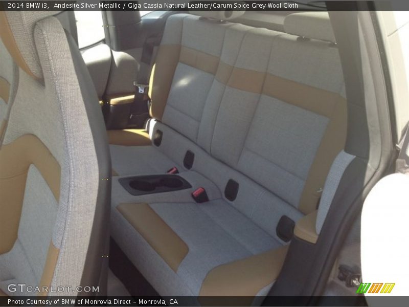 Rear Seat of 2014 i3 