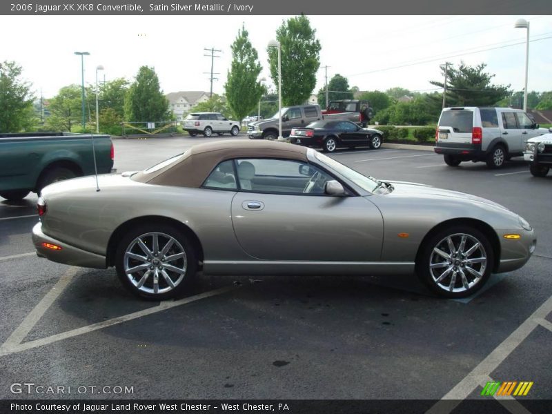Satin Silver Metallic / Ivory 2006 Jaguar XK XK8 Convertible